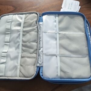 Blue and Gray Jewelry Organizer for Efficient Storage